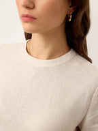 100% Linen Arch-Seam Fluid Maxi Dress EUDORA