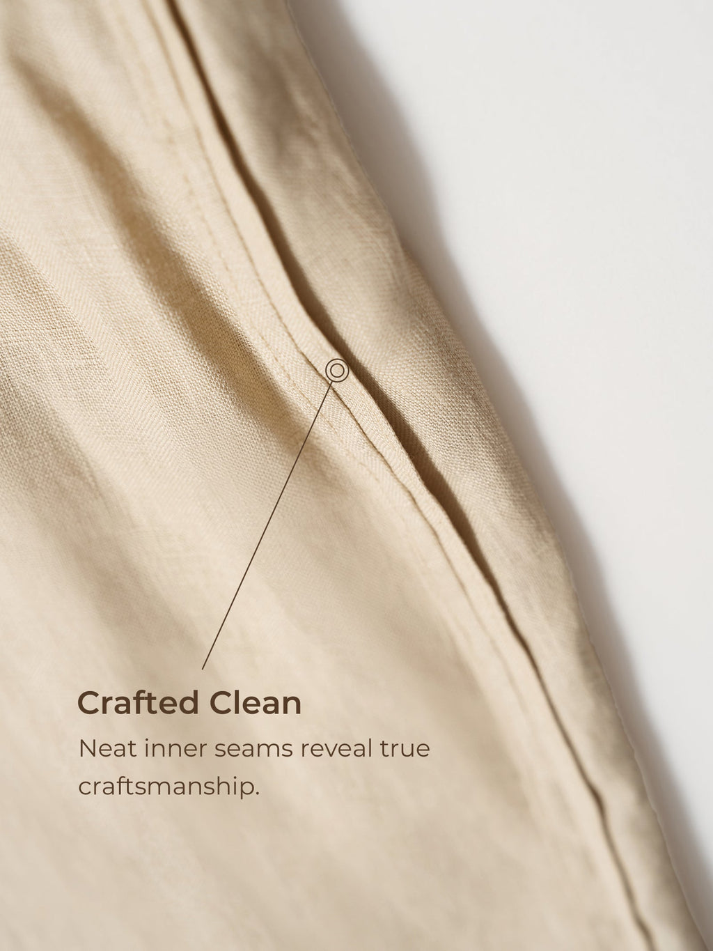 100% Linen Button Front V-Neck Midi Dress NOA