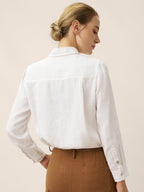 100% Linen Classic Shirt Top SAVANNAH