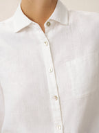 100% Linen Classic Shirt Top SAVANNAH