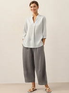 100% Linen Dress Shirt JOANNA