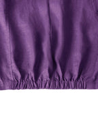 100% Linen Collarless Mid-Length Dress SOFIA