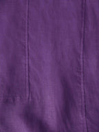 100% Linen Collarless Mid-Length Dress SOFIA