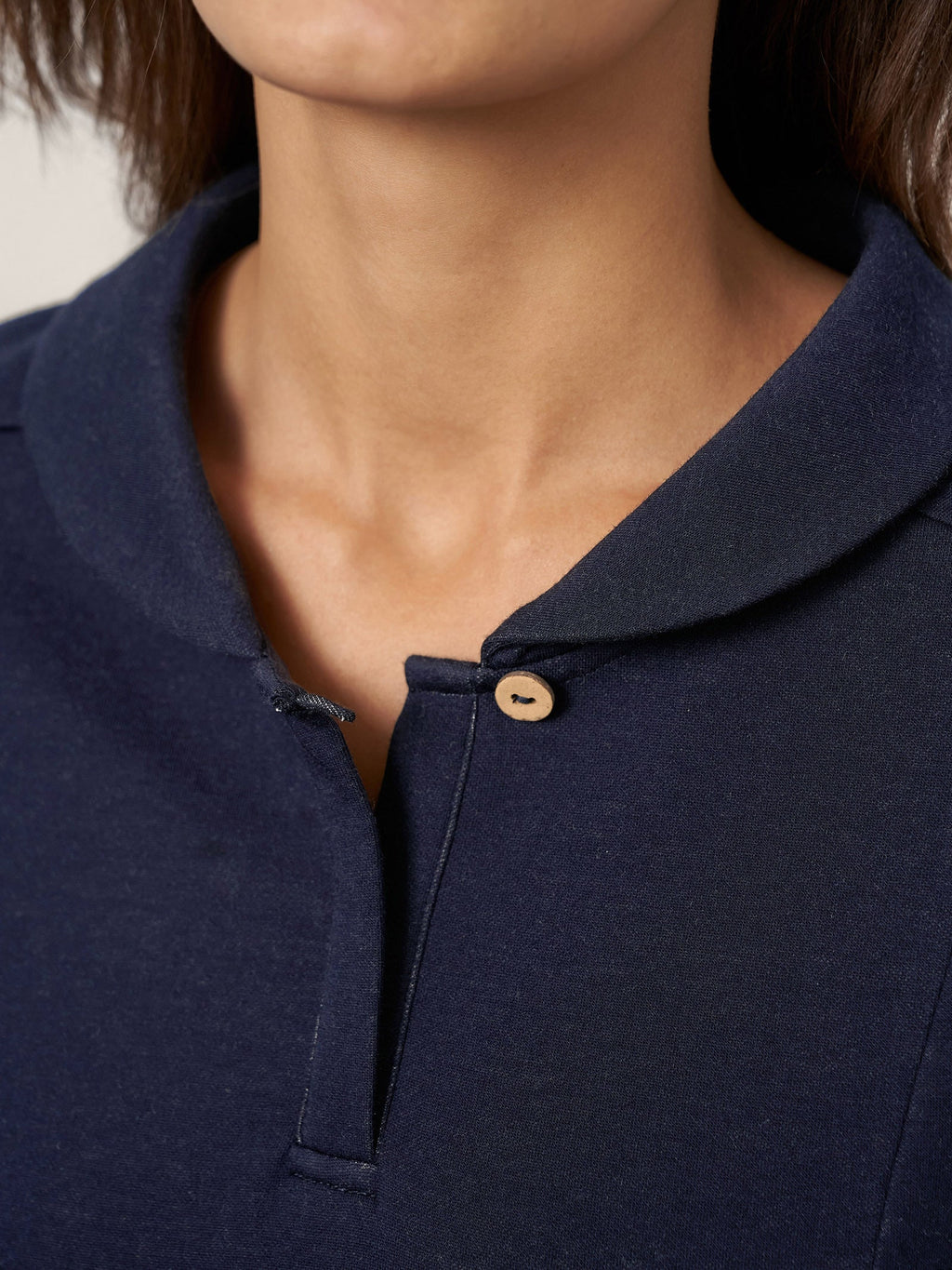 Cotton Collared Midi Dress ELYSE