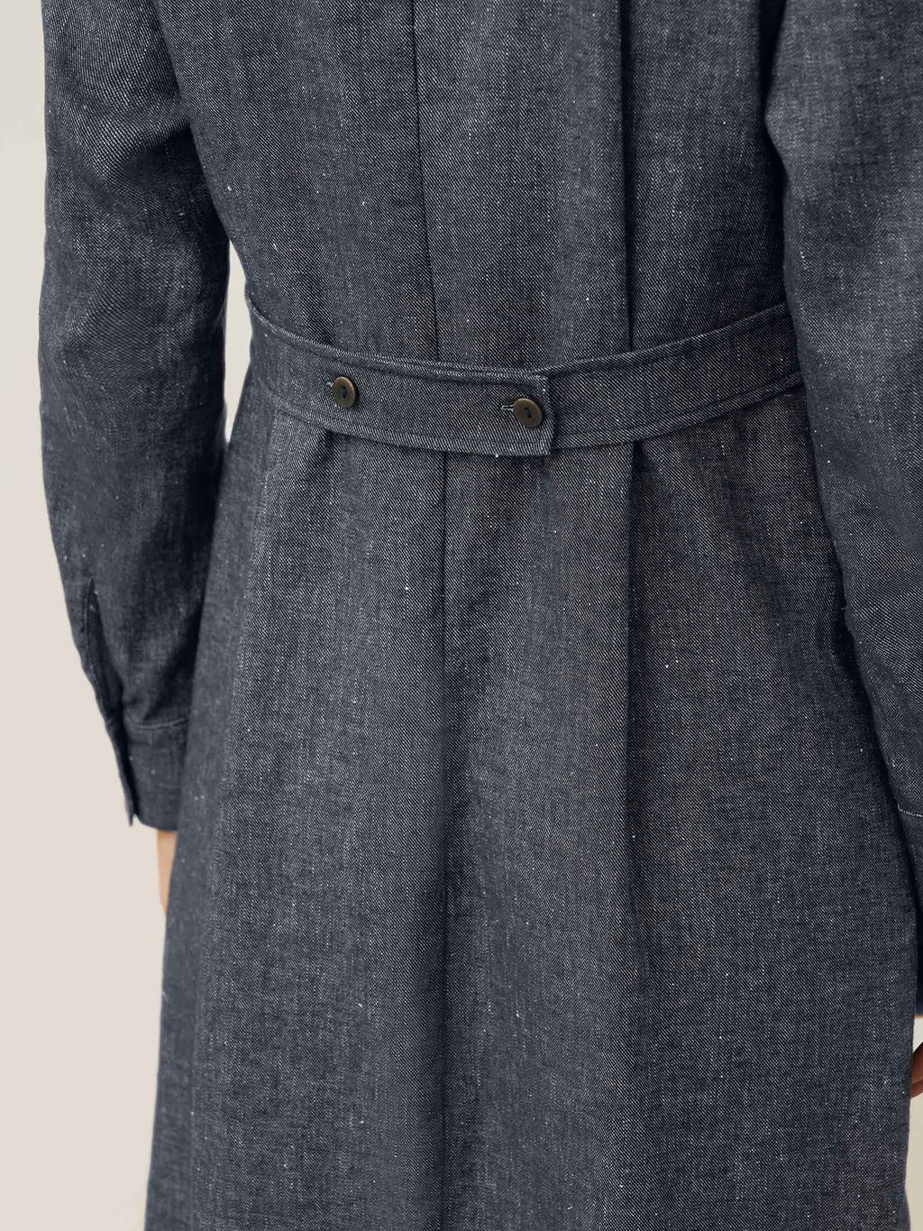 Linen Denim Texture Jacket Dress HANNAH